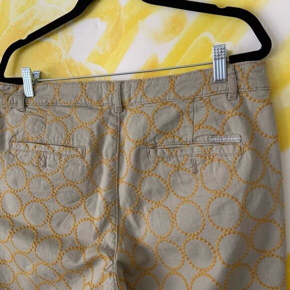ANTHROPOLOGIE Embroidered Chinos (Sz 32) - Picture 5 of 13